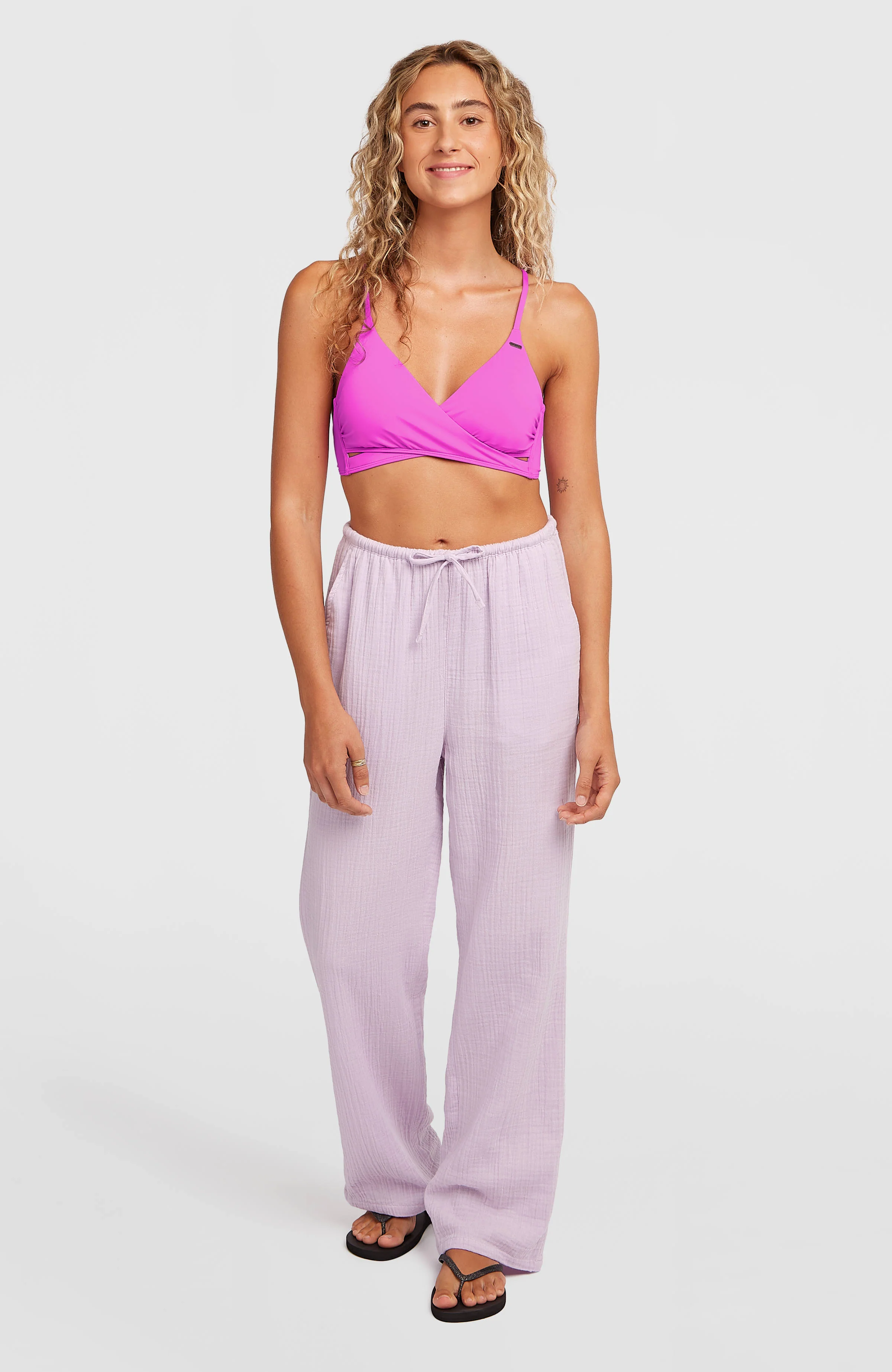 Brenda Structured Pants | Pale Lavender
