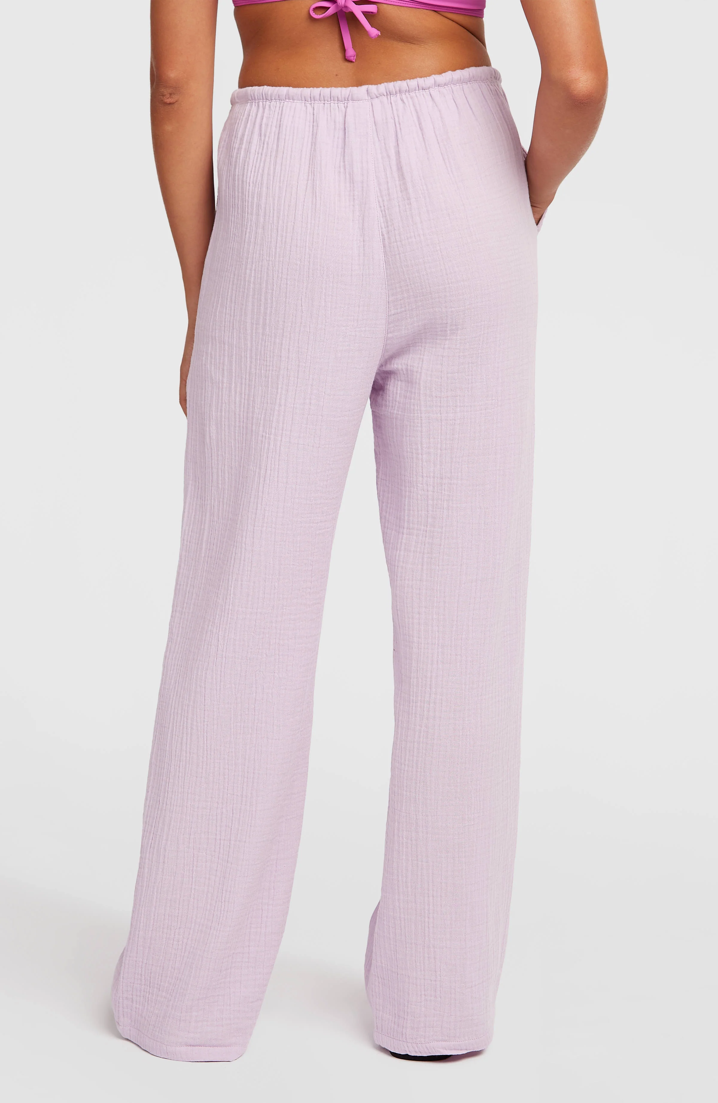 Brenda Structured Pants | Pale Lavender