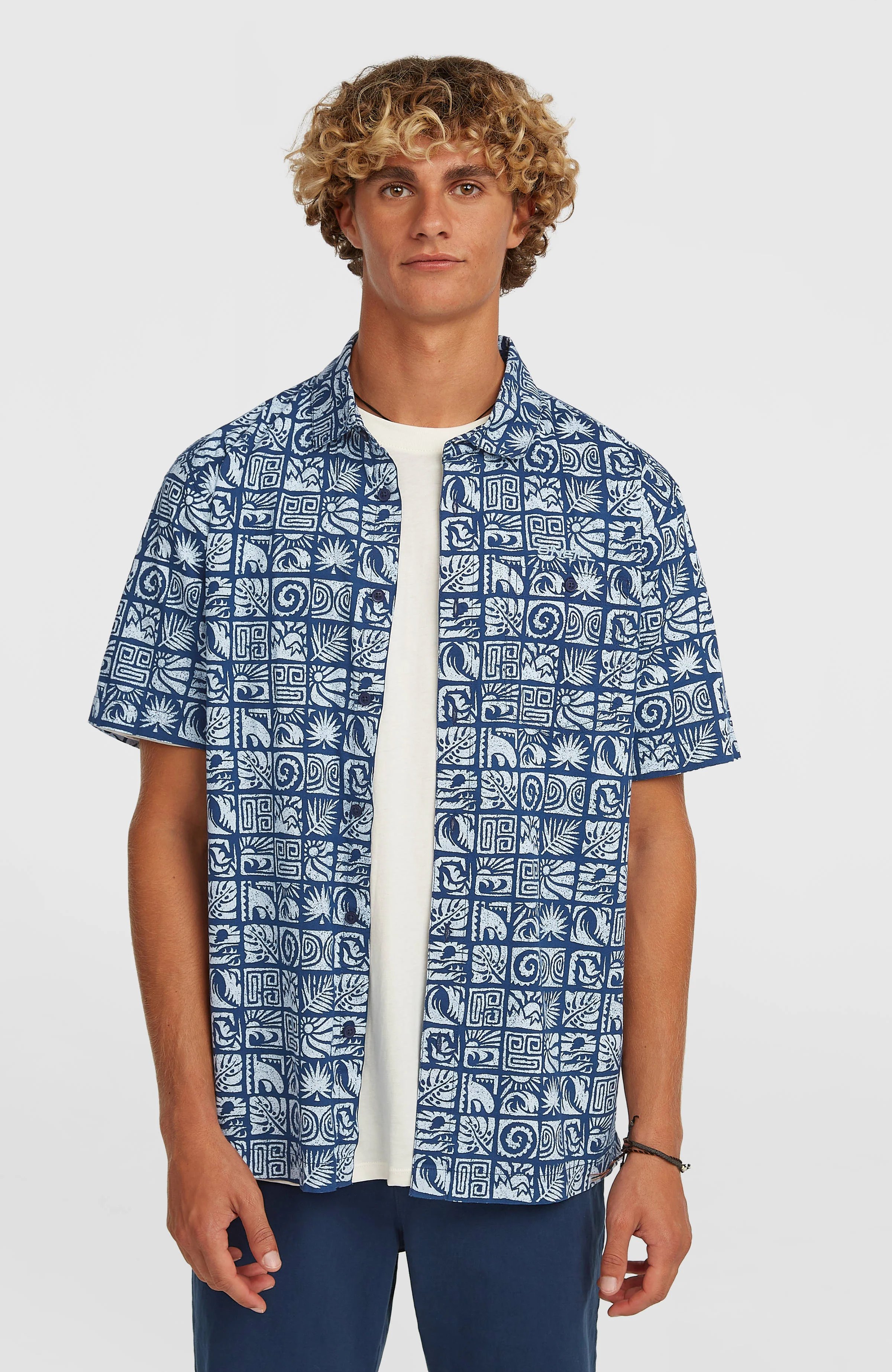 5430-o-neill-print-shirt-dark-blue-bricks-1.webp O'Neill Print Shirt | Dark Blue Bricks