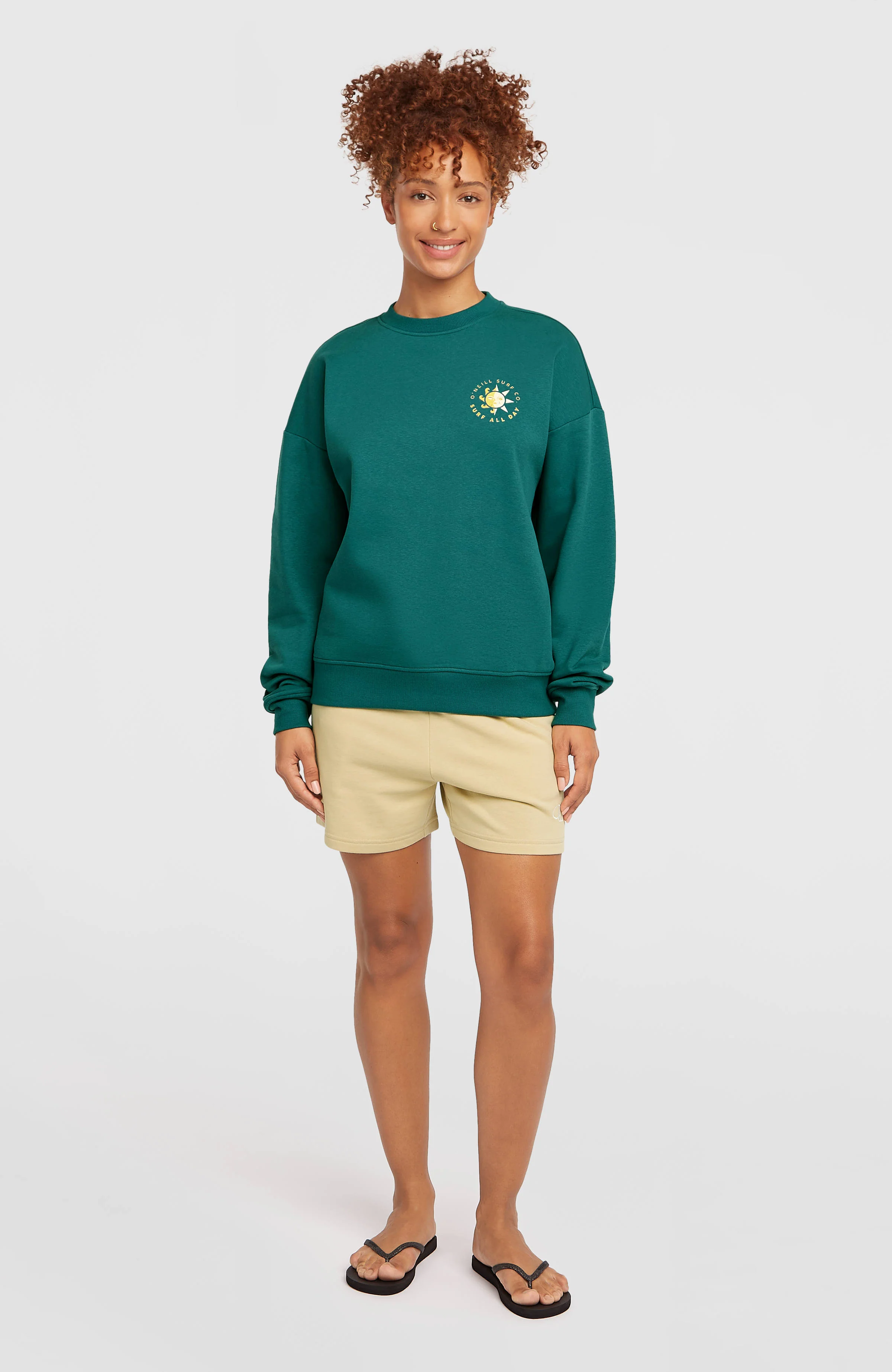 Summer Musthave Crewneck Sweatshirt | Botanical Heat