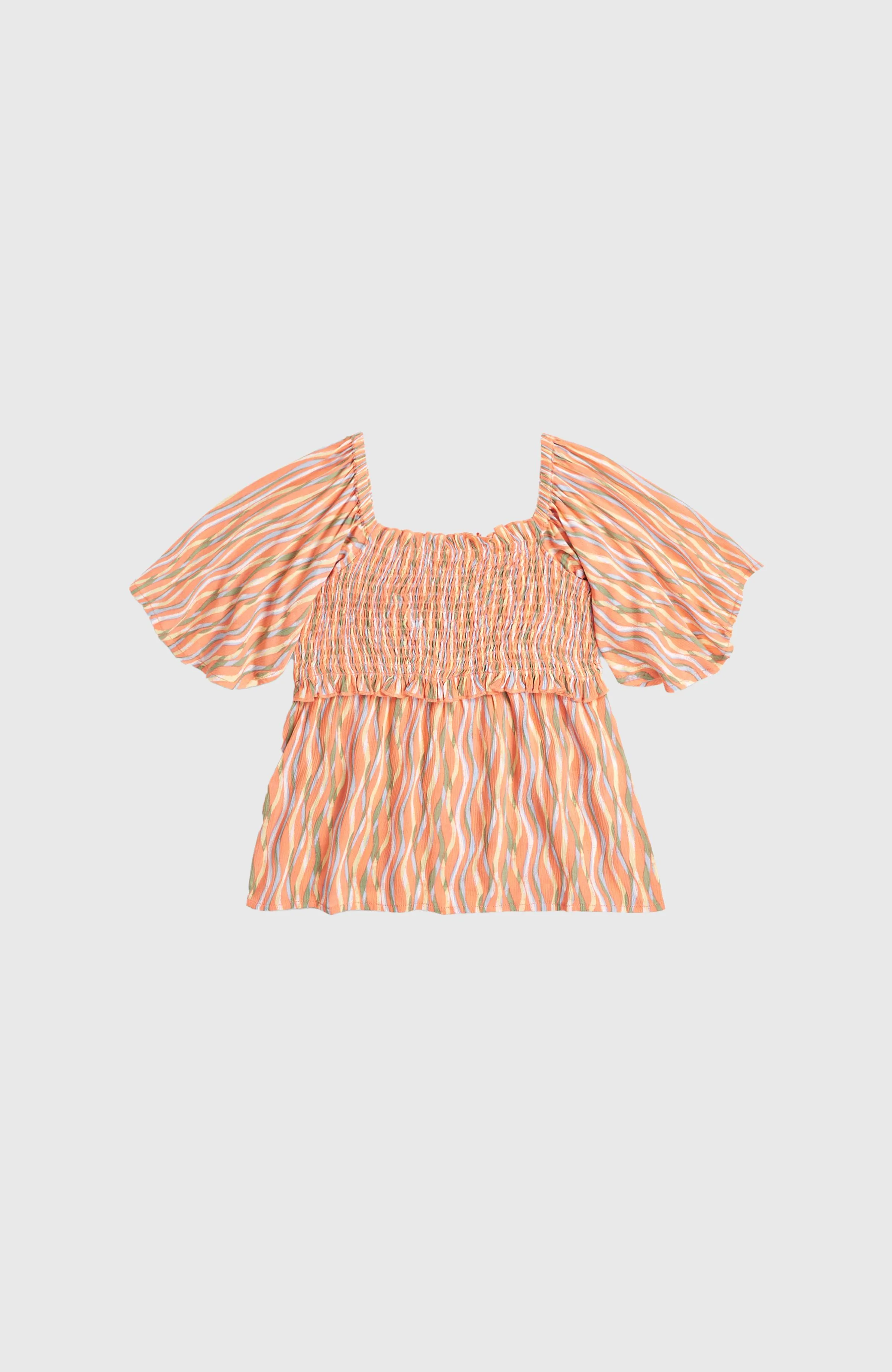 O'Neill Woven T-Shirt | Funky Peach Swirly