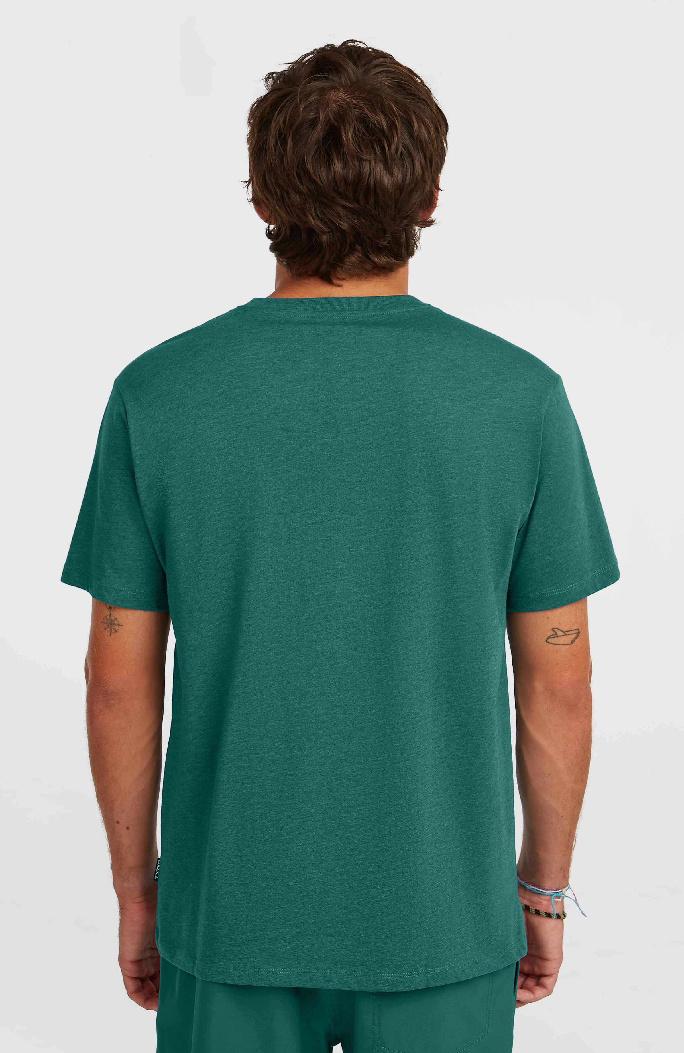 Melange Chest Print T-Shirt | Botanical Heat