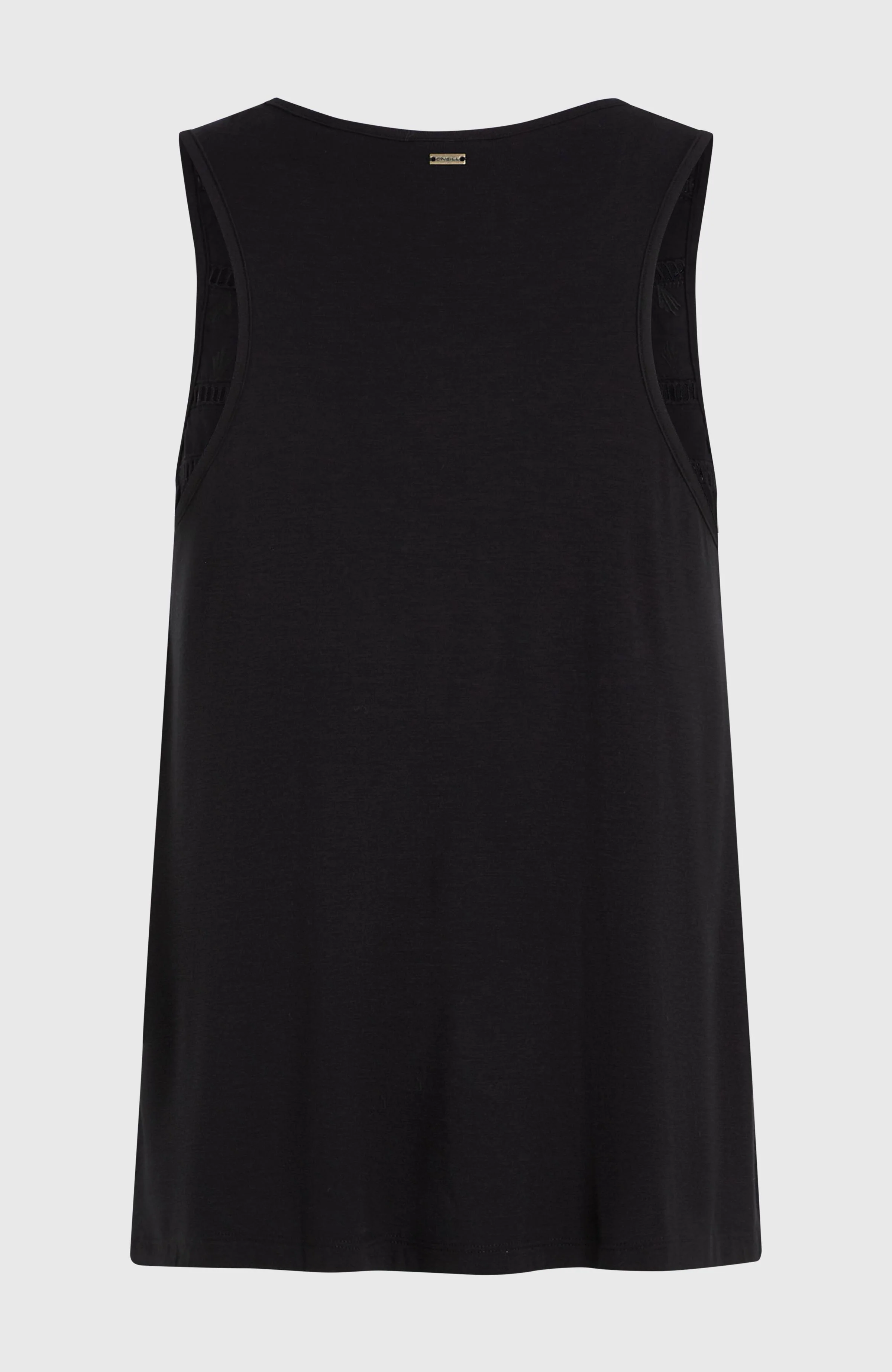 Essentials Tokeena Embroidery Tank | Black Out