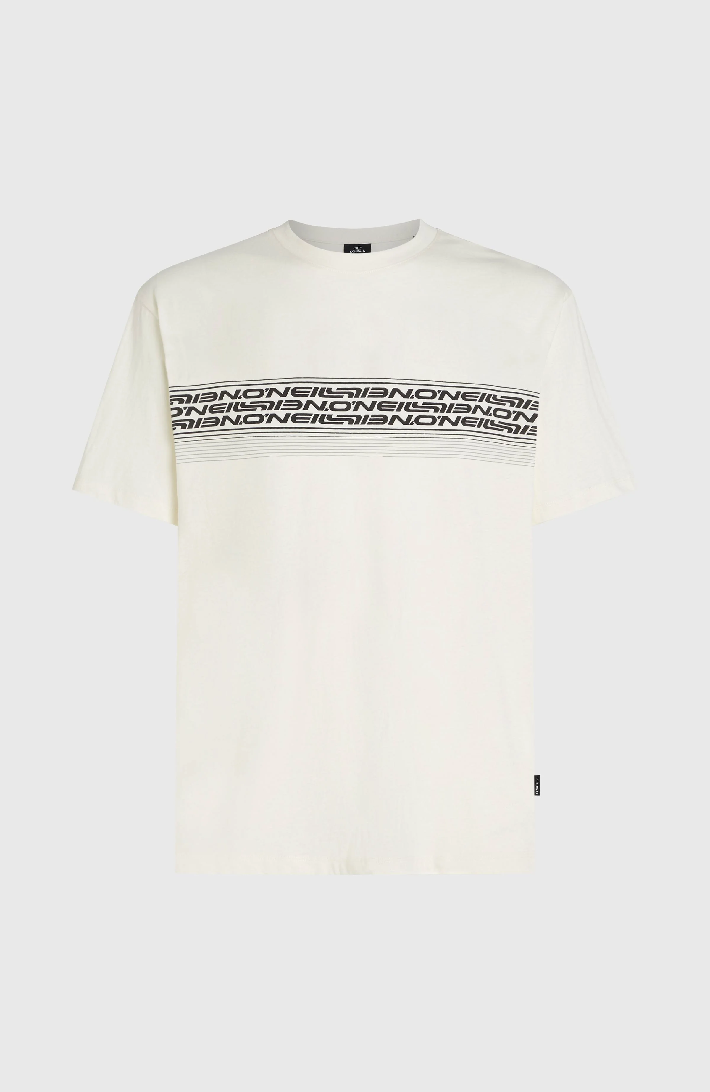 O’Neill Logo Stripe T-Shirt | Snow White