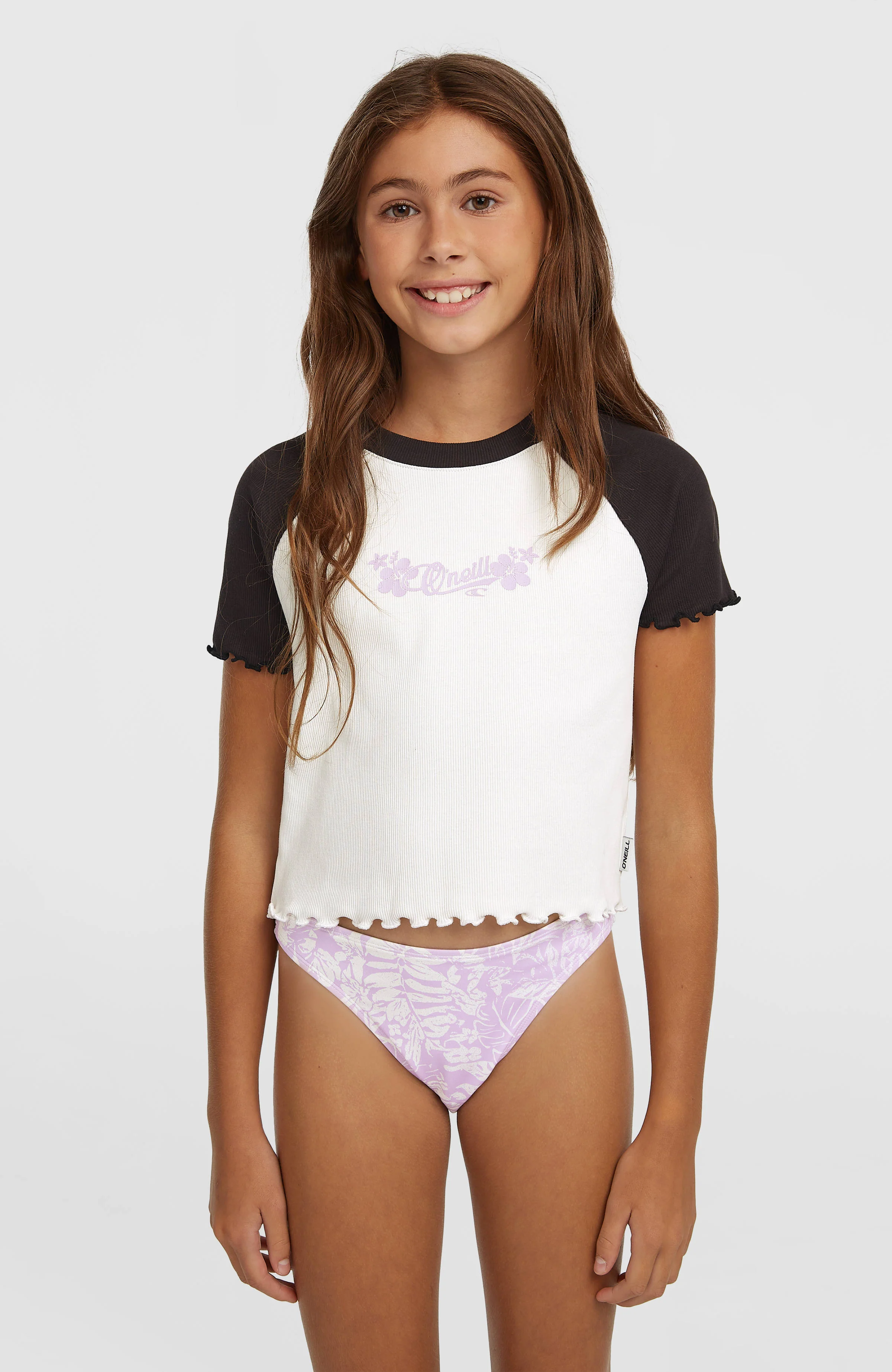 6130-o-neill-colour-block-rib-t-shirt-snow-white-colour-block-1.webp O'Neill Colour-Block Rib T-Shirt | Snow White Colour Block
