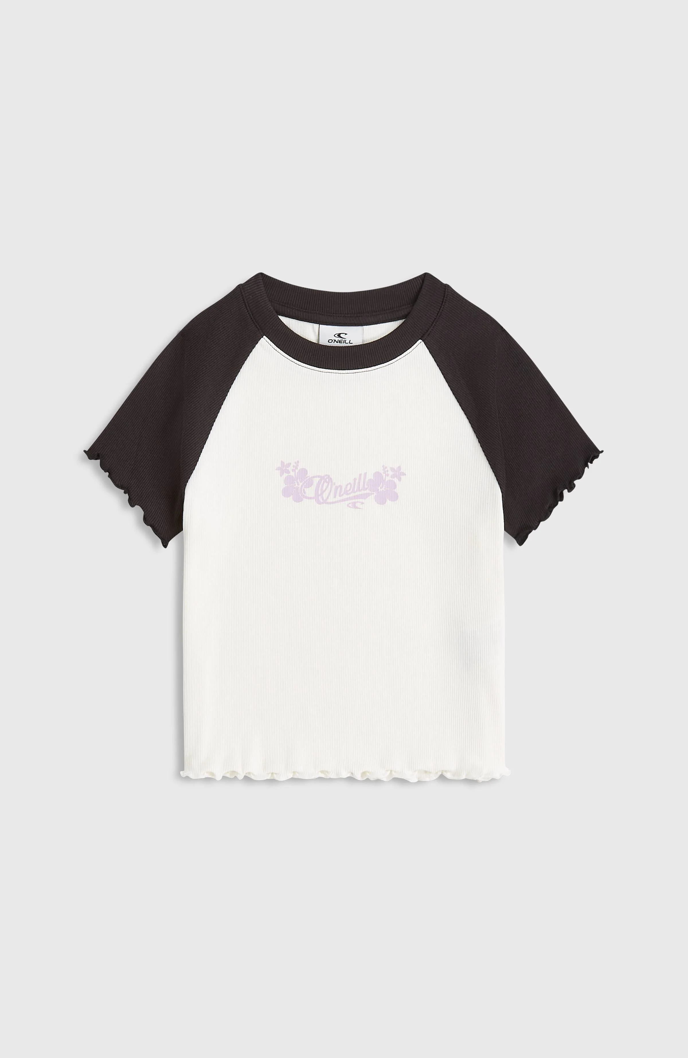 O'Neill Colour-Block Rib T-Shirt | Snow White Colour Block