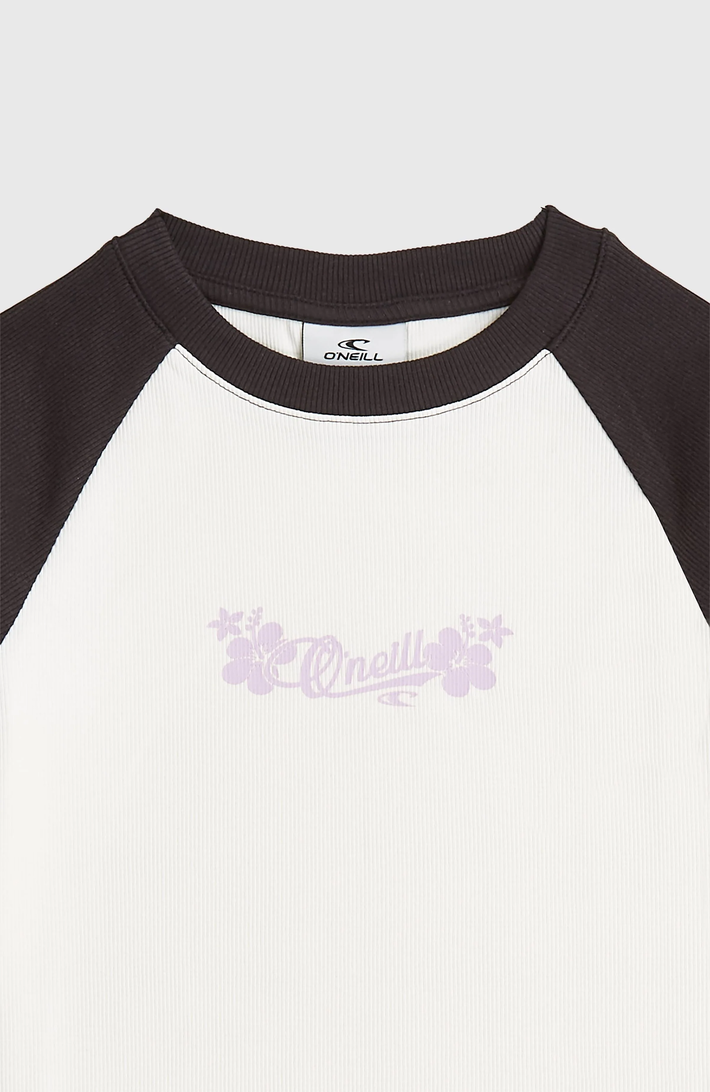 O'Neill Colour-Block Rib T-Shirt | Snow White Colour Block