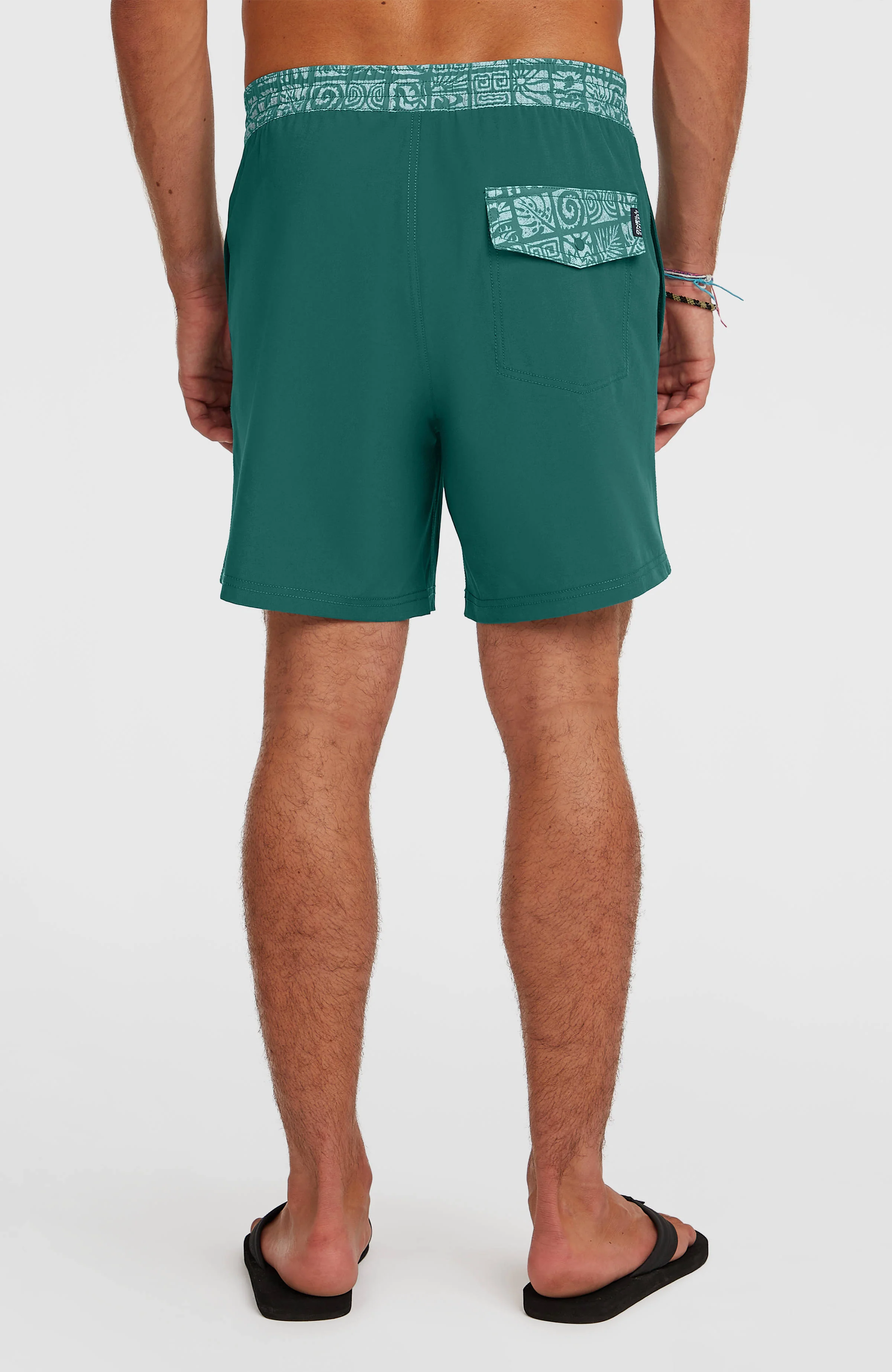 Pocket Print 16'' Swimshorts | Botanical Heat
