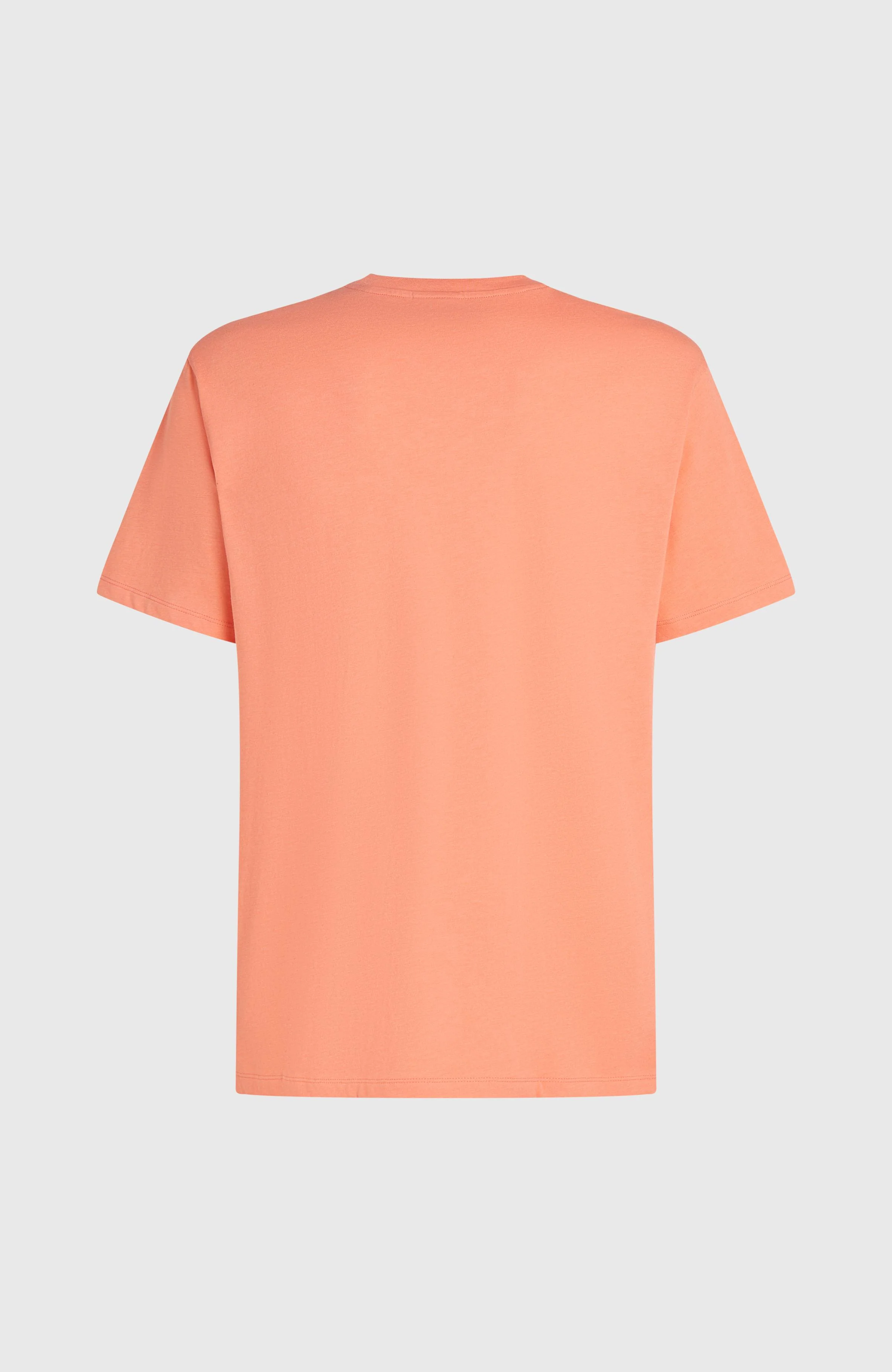 Melange Chest Print T-Shirt | Funky Peach