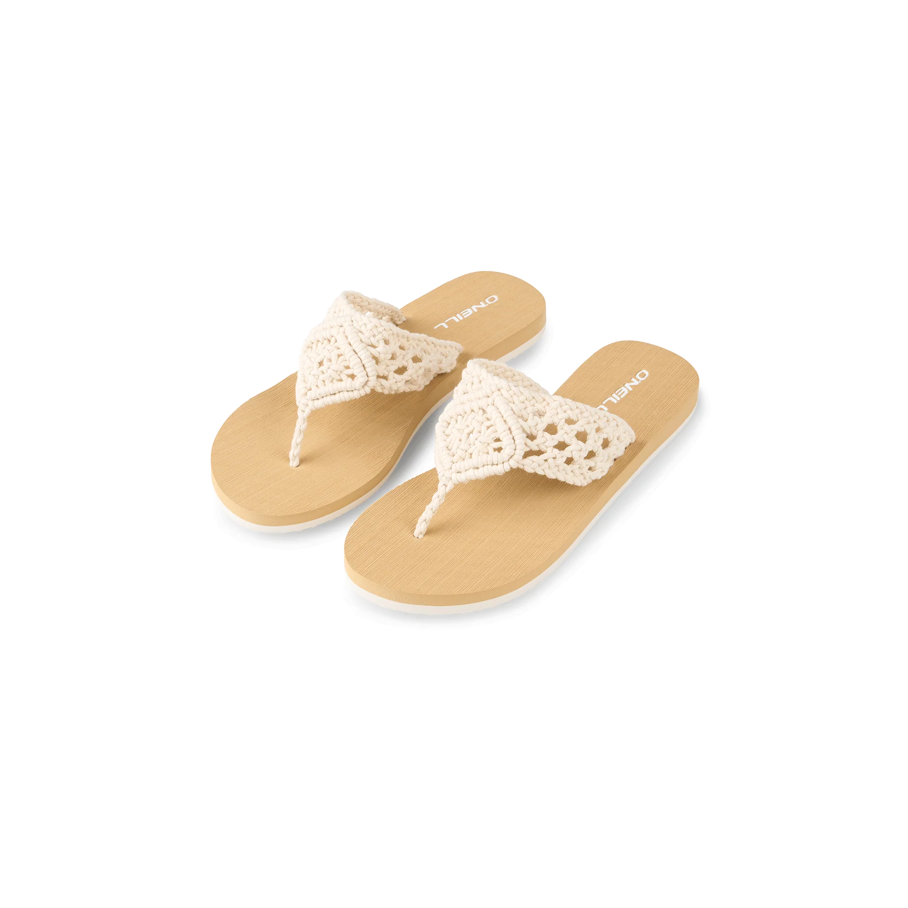 Ditsy Crochet Sandals | Snow White