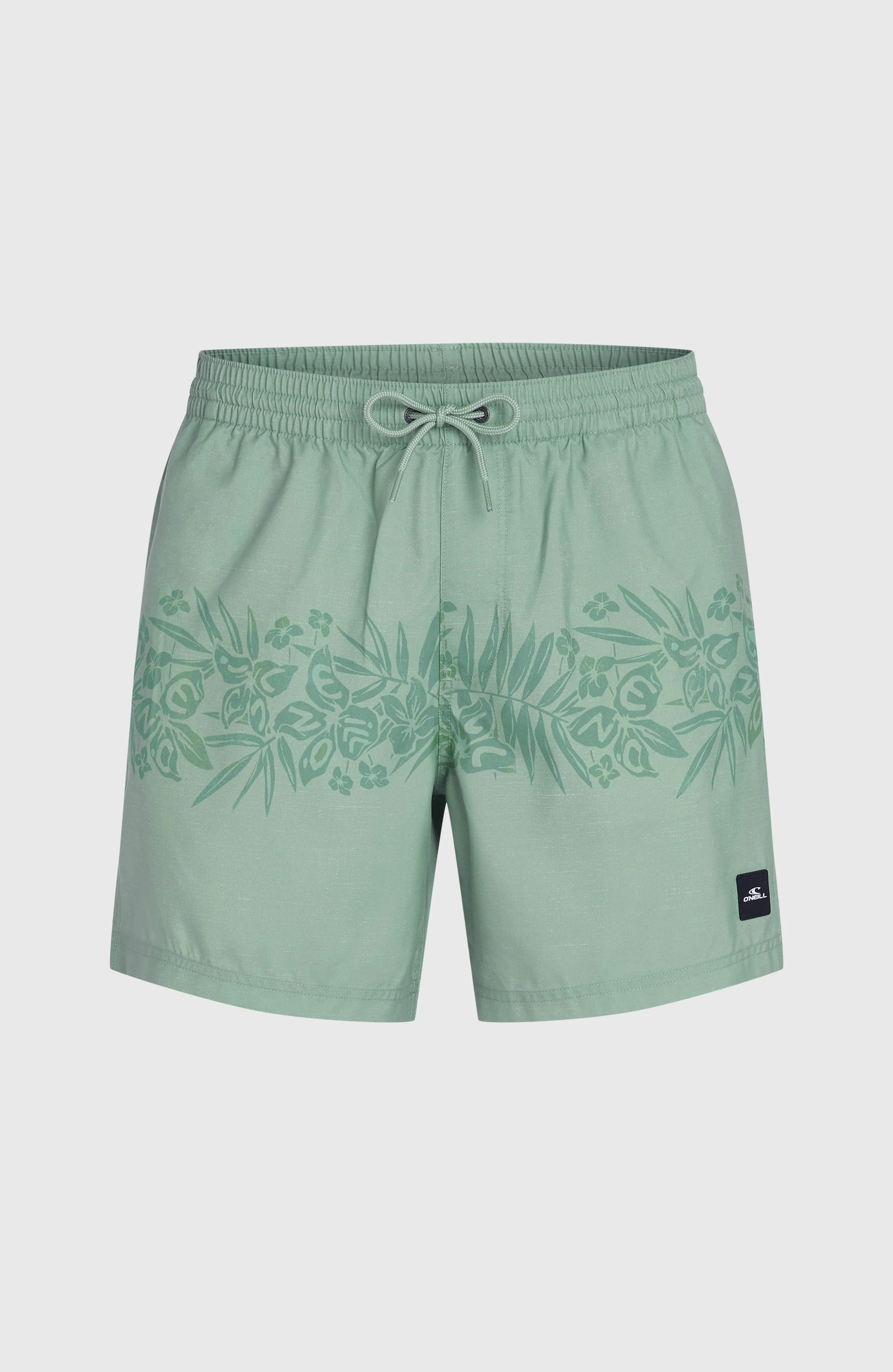 O'Neill Uni Flower 16'' Swimshorts | Green Tropical Stripe