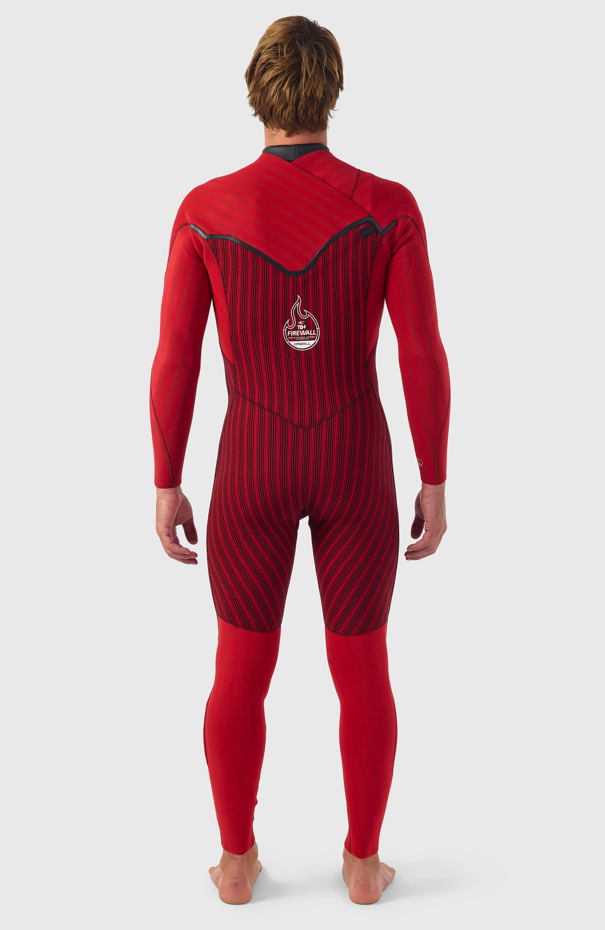 Hyperfreak Fire 4/3mm+ Chest Zip Full Wetsuit | BLACK/BLACK