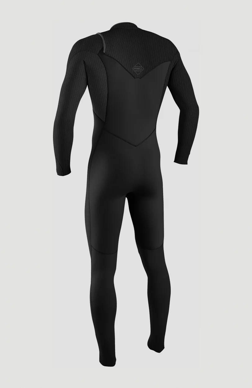 Hyperfreak Plus 5/4mm Chest Zip Full Wetsuit | BLACK/BLACK
