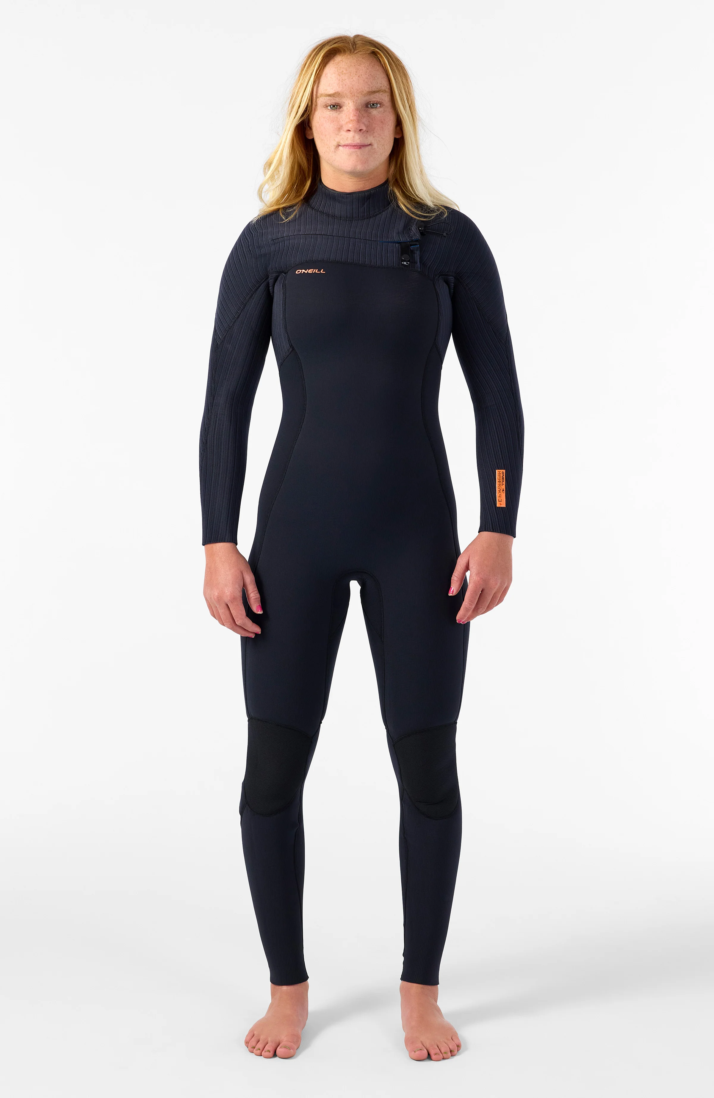 Hyperfreak Plus 5/4mm Chest Zip Full Wetsuit | BLACK/BLACK
