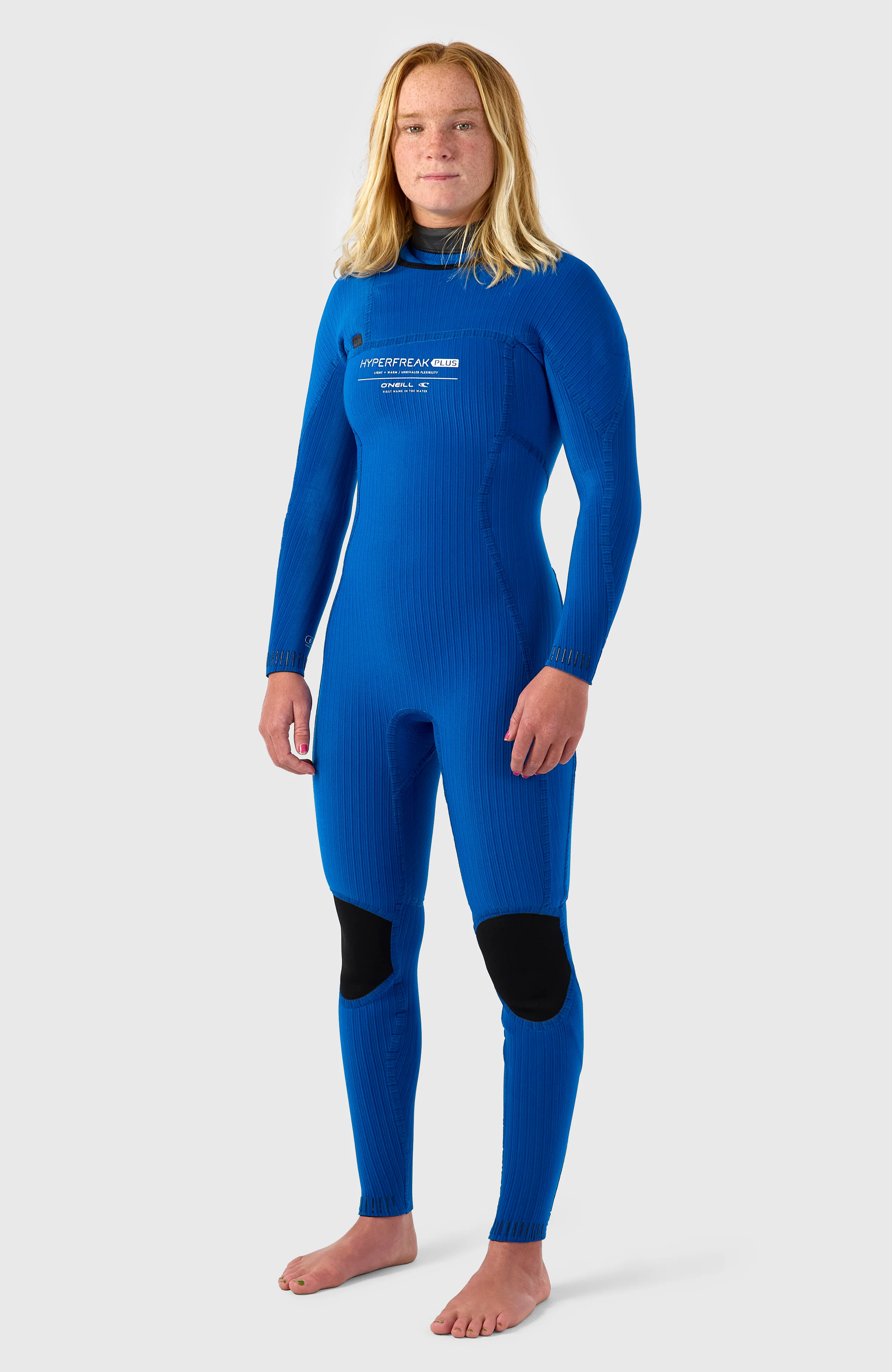 Hyperfreak Plus 3/2mm Chest Zip Full Wetsuit | BLACK/BLACK