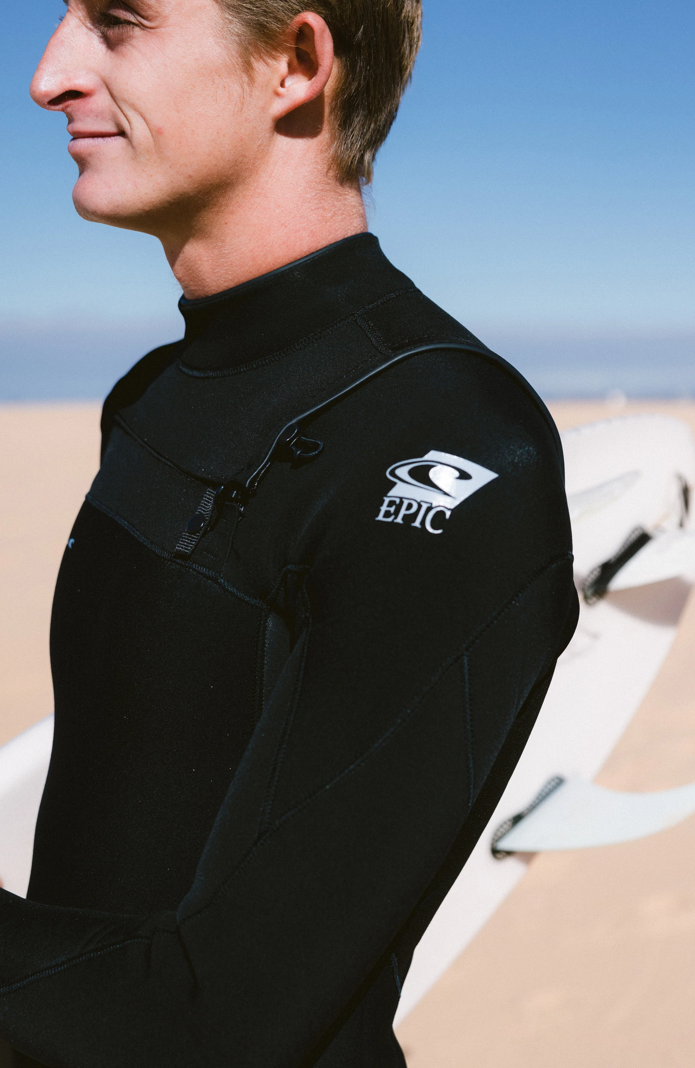 Epic 5/4mm Chest Zip Full Wetsuit | A05 BLK/BLK/BLK