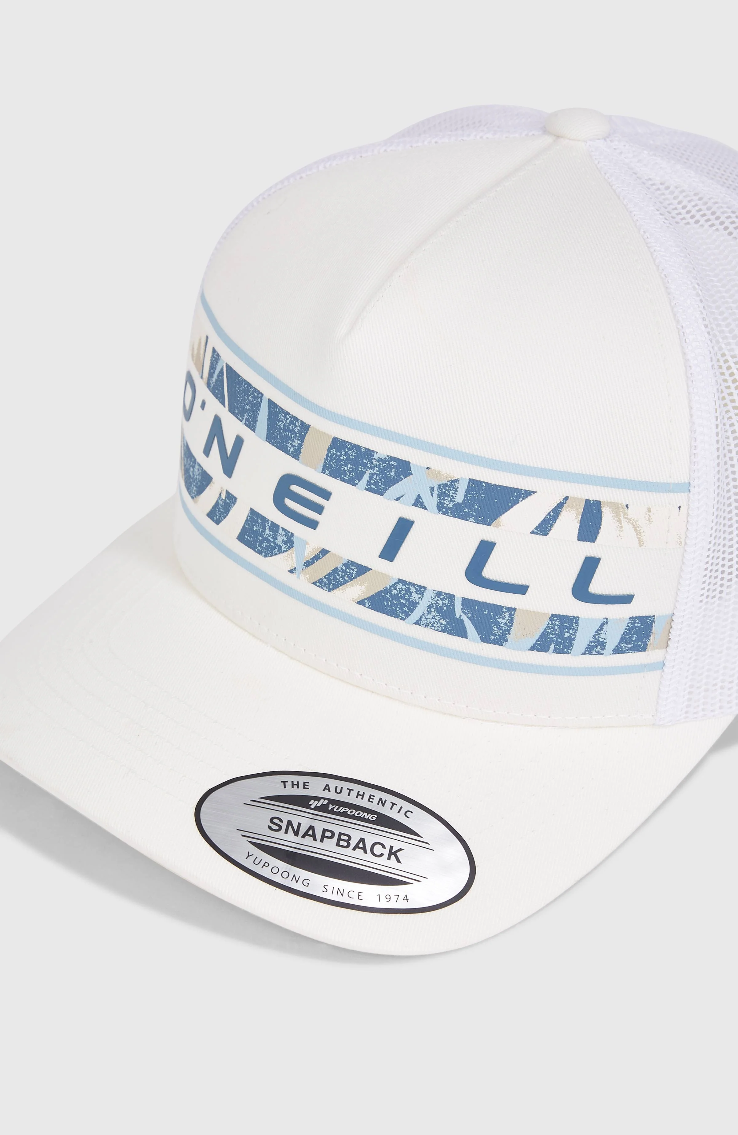 Flower Trucker Cap | Snow White