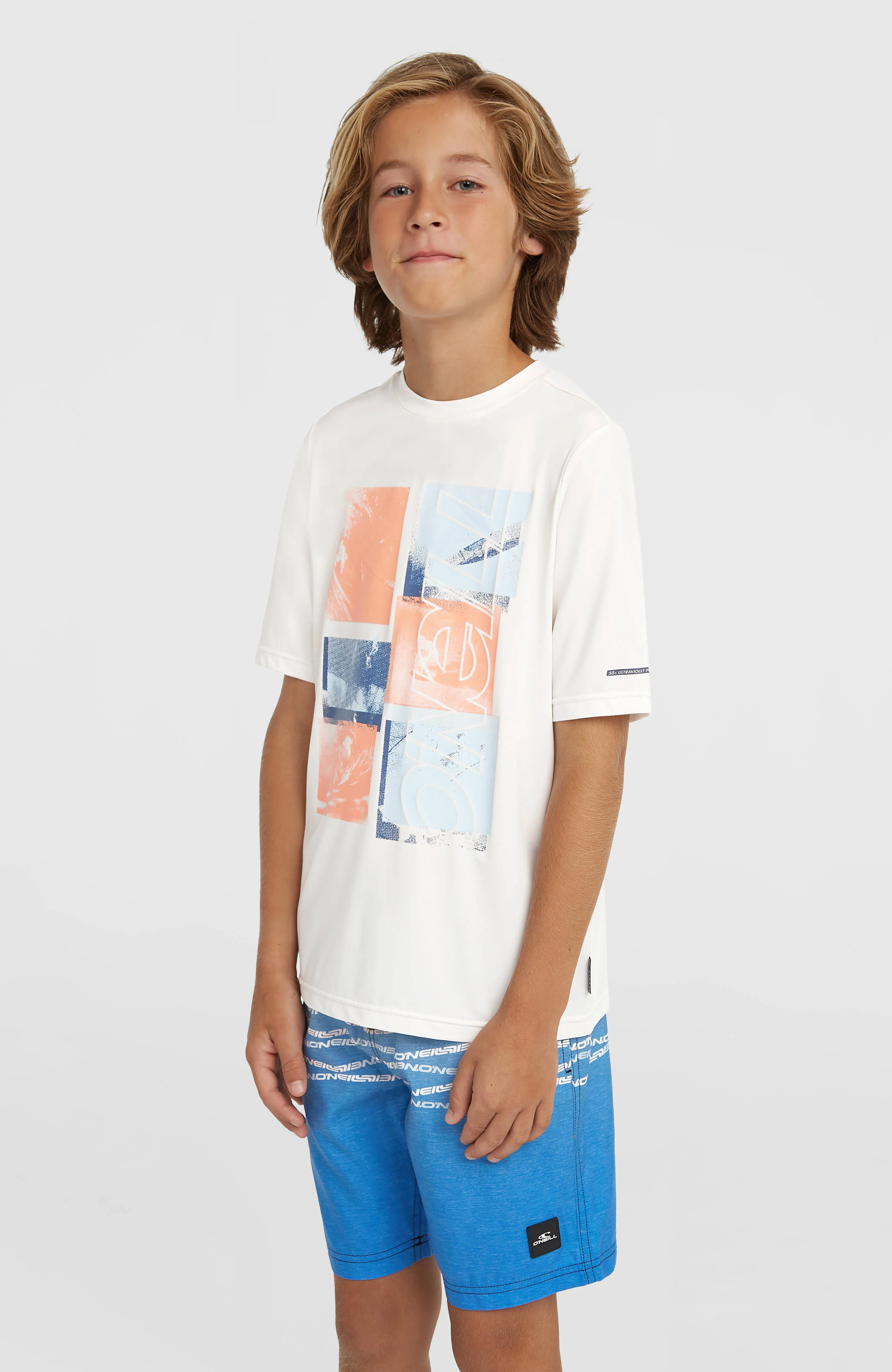 O'Neill First Swimshorts | Boys Coral Heritage Flip