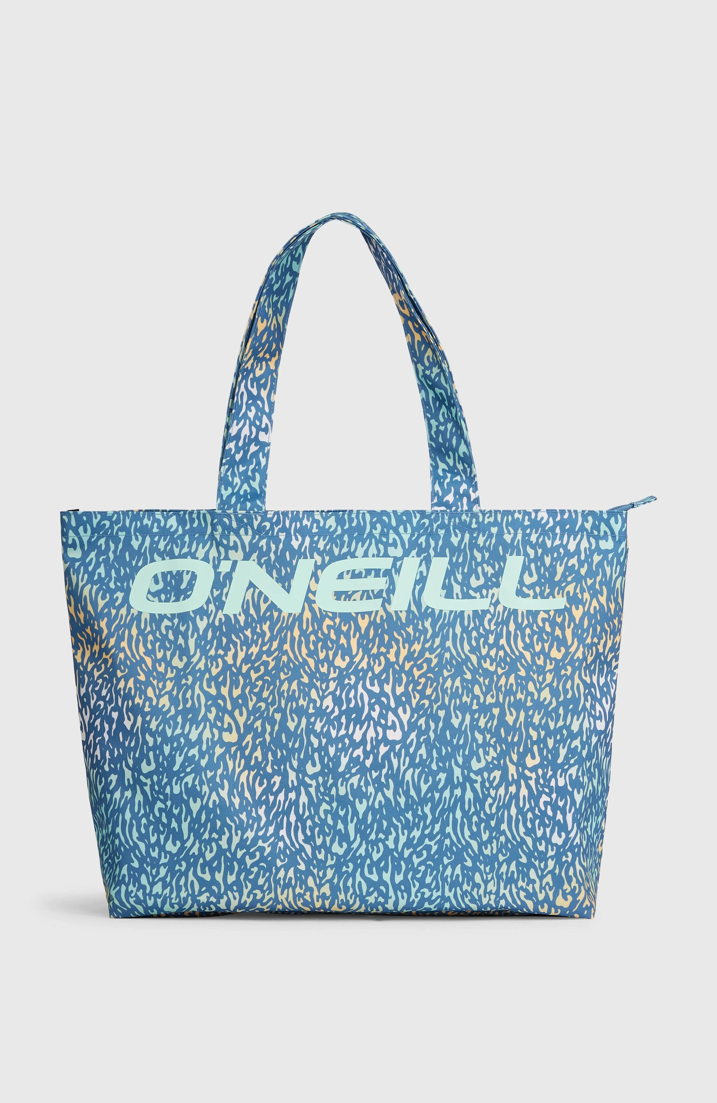 7235-coastal-print-tote-bag-yellow-animal-blur-1.webp Coastal Print Tote Bag | Yellow Animal Blur