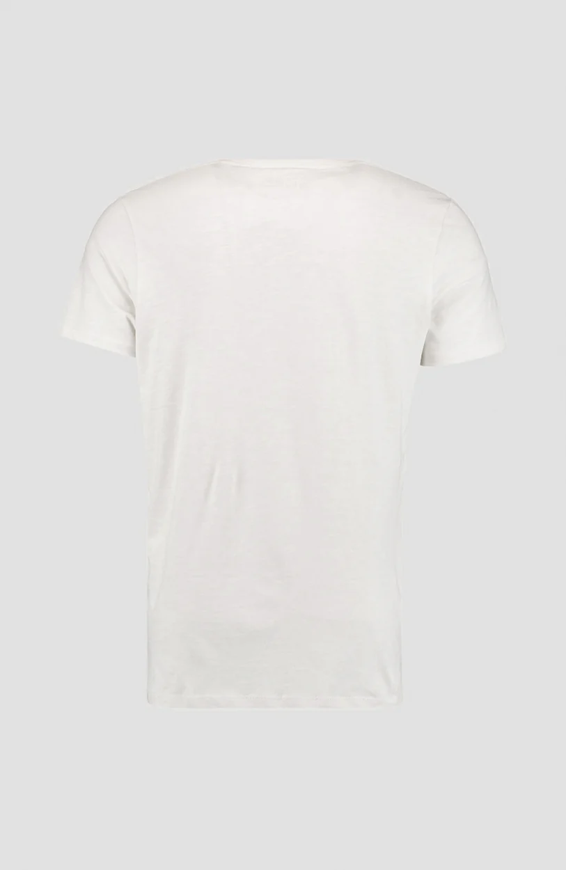 Jack's Base V-Neck T-Shirt | Powder White
