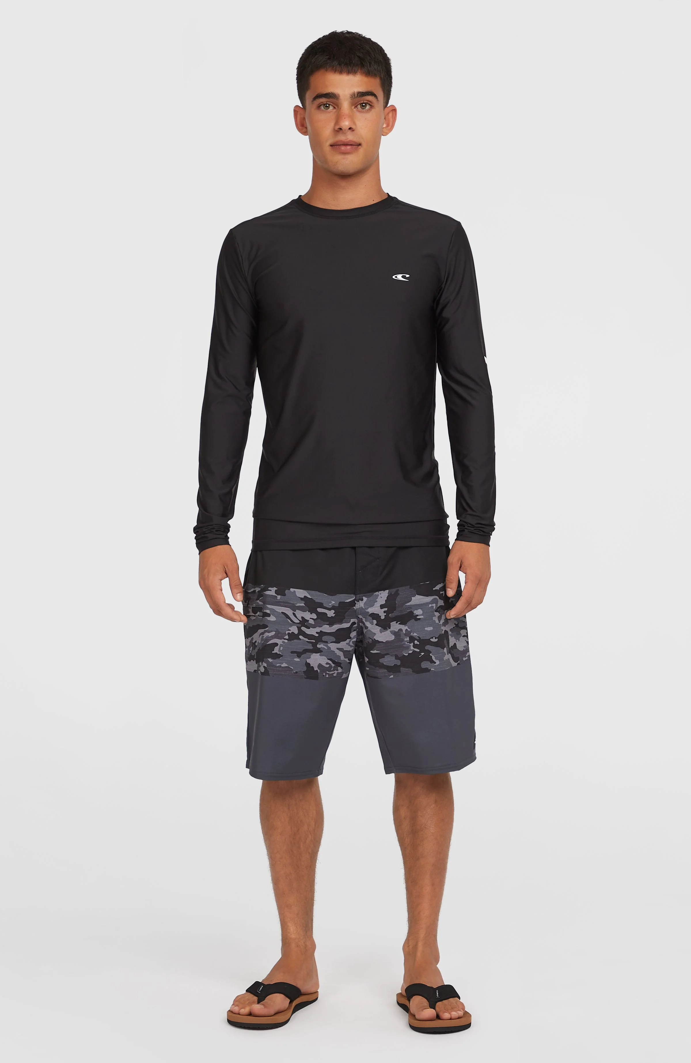 Hyperfreak Heat Block 21'' Boardshorts | Black Camo Heat Block