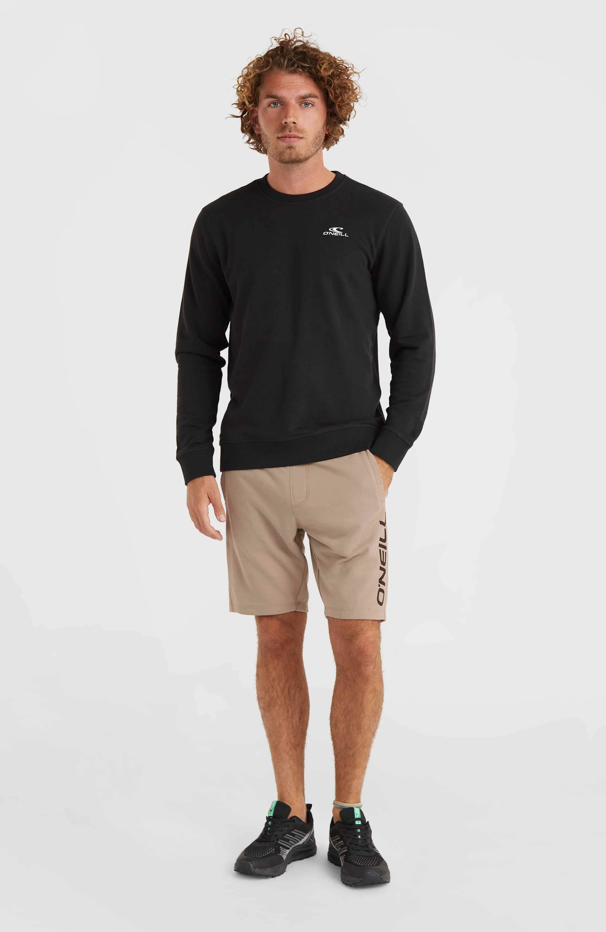 O'Neill Small Logo Crew Sweatshirt | Black Out