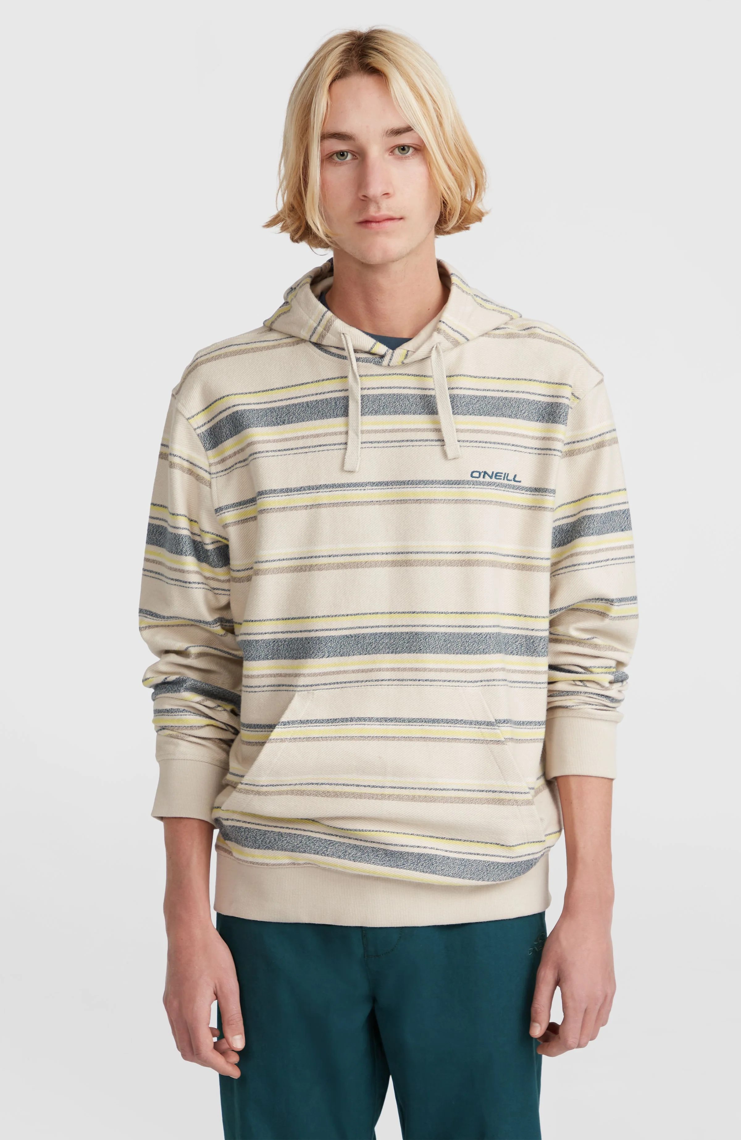 9140-bavaro-hoodie-grey-vintage-stripe-1.webp Bavaro Hoodie | Grey Vintage Stripe