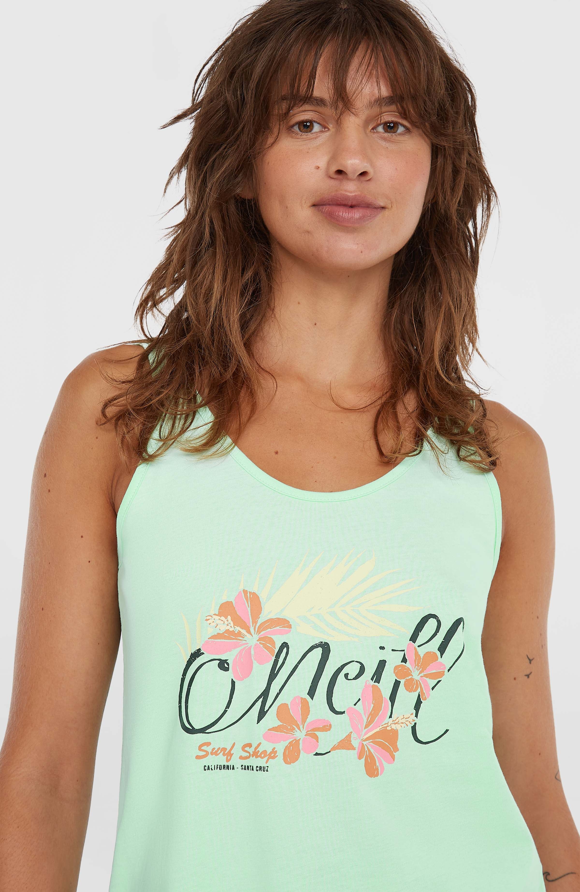 Luana Graphic Tank Top | Mildrew Mint
