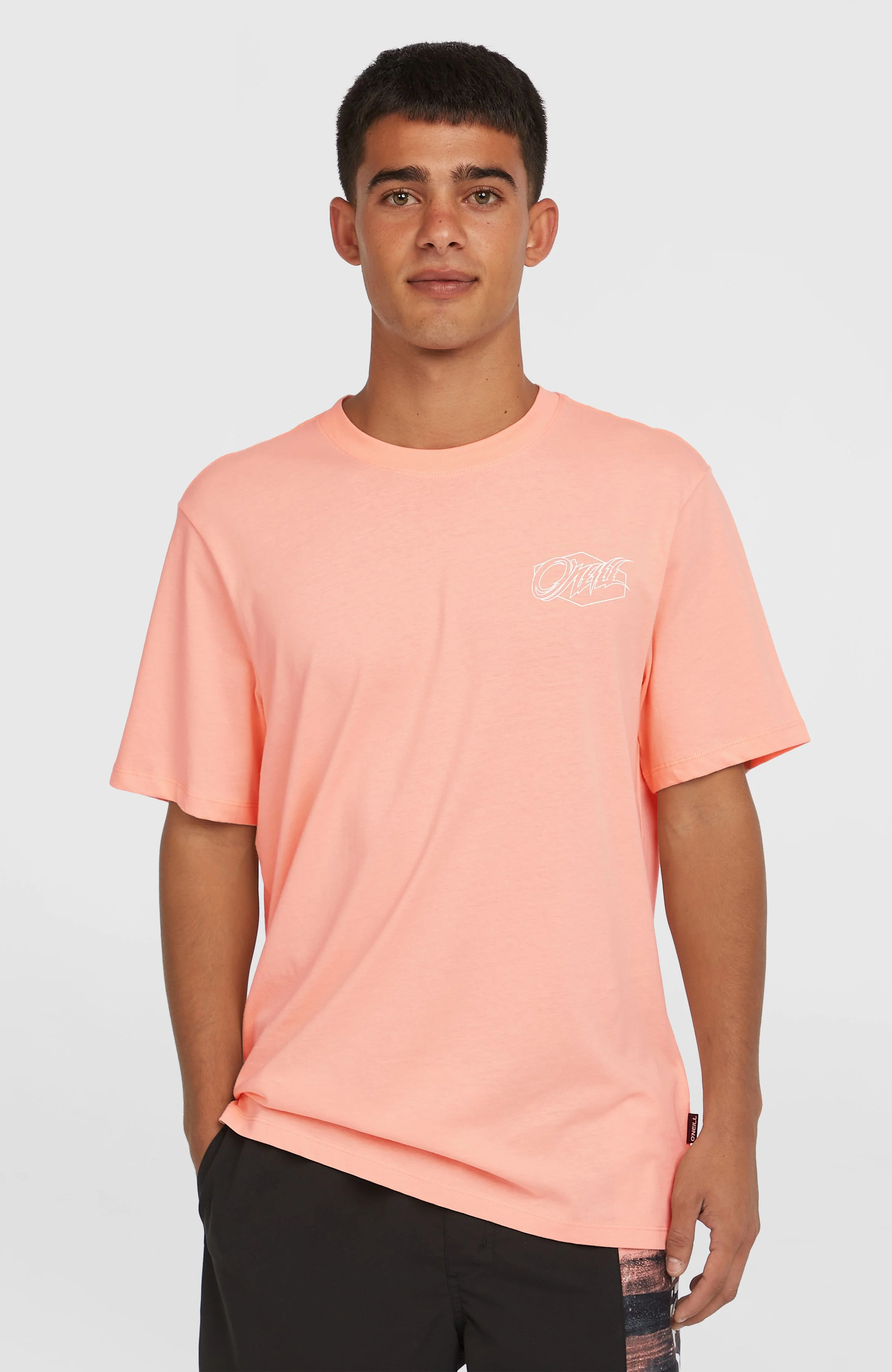9301-box-logo-t-shirt-coral-pop-1.webp Box Logo T-Shirt | Coral Pop
