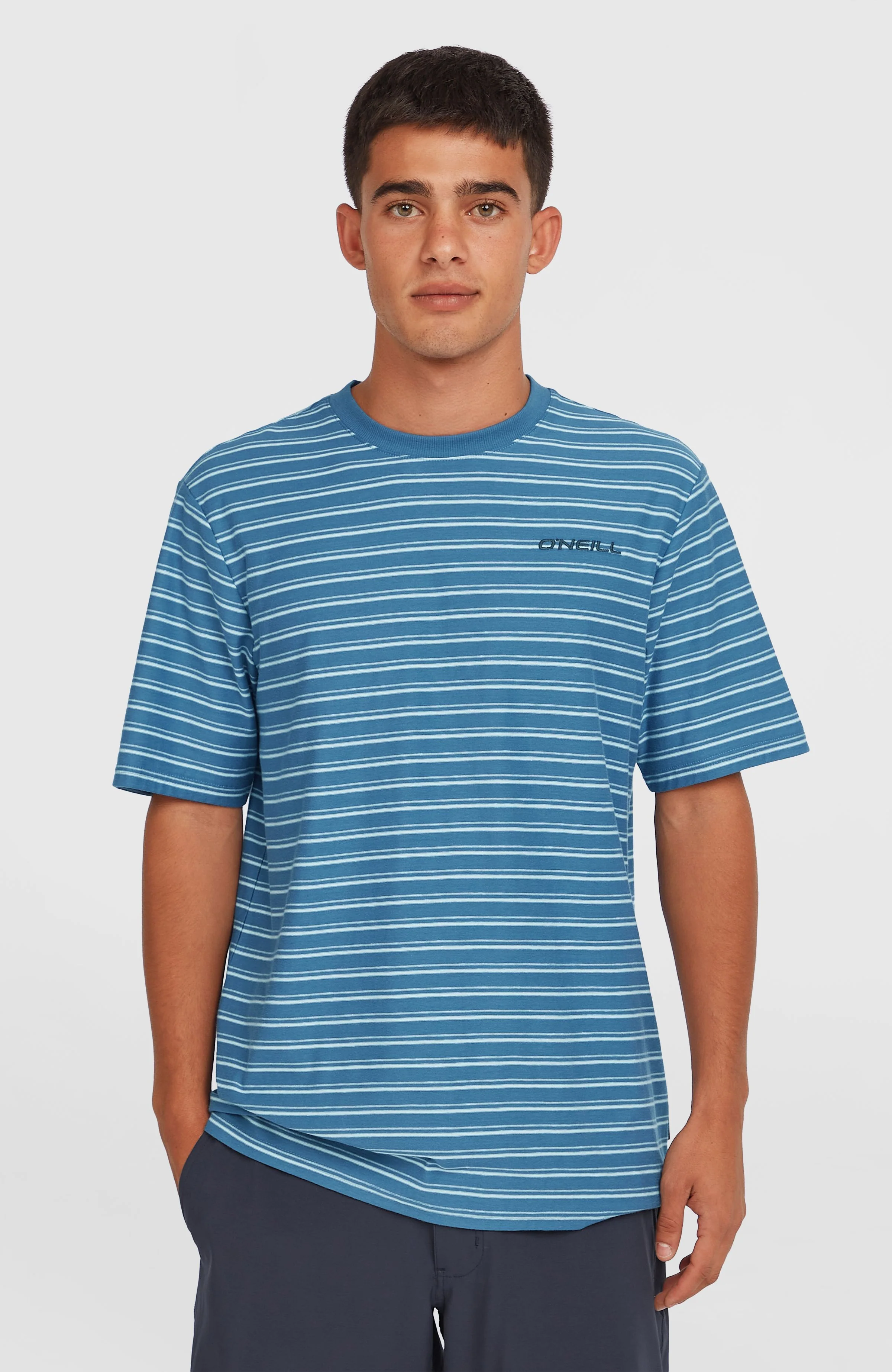 9599-yarn-stripe-t-shirt-blue-cali-tee-stripe-1.webp Yarn Stripe T-Shirt | Blue Cali Tee Stripe