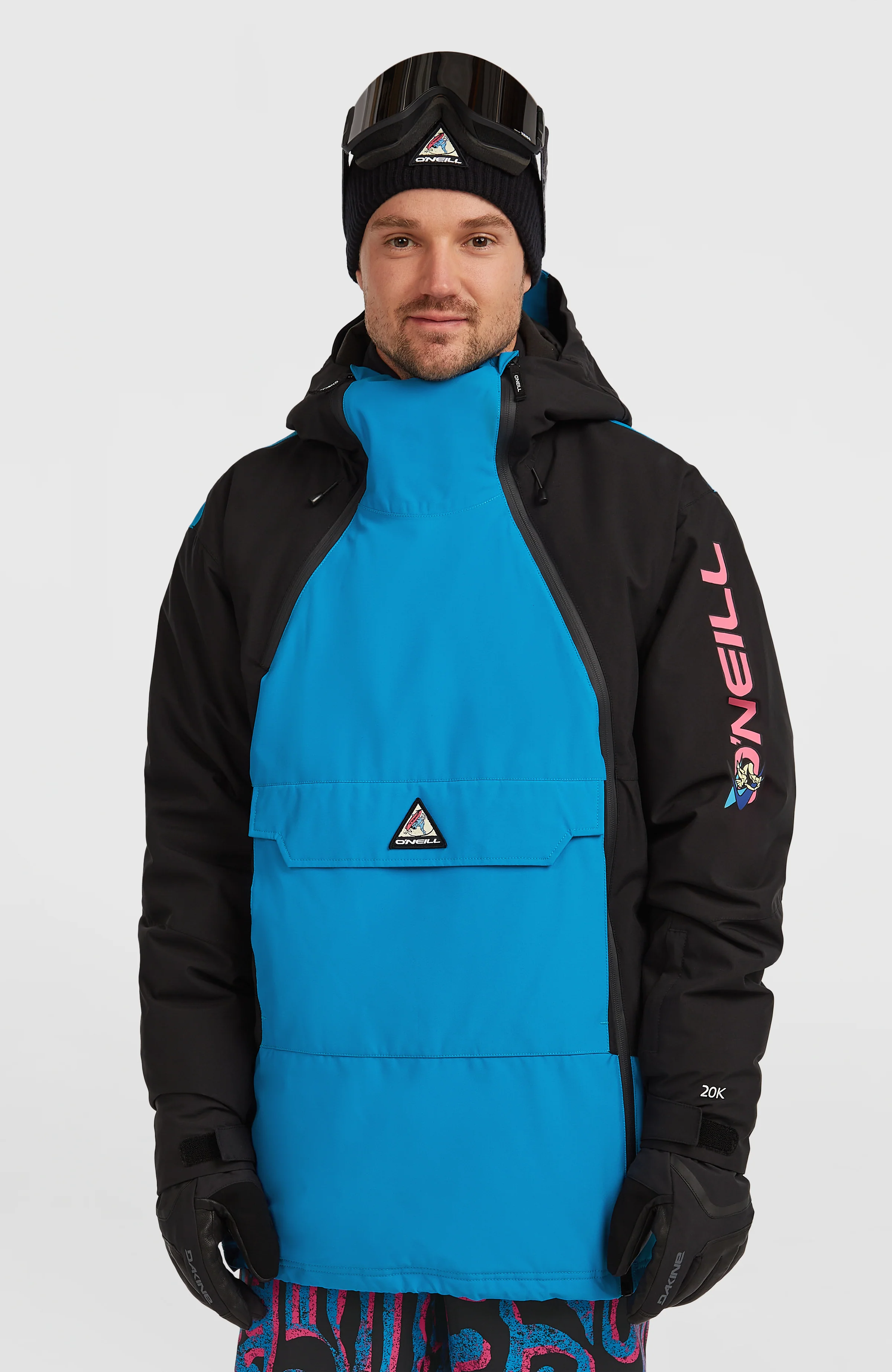 FWC'Play Asymmetric Snow Jacket | Ocean Melody Colour Block
