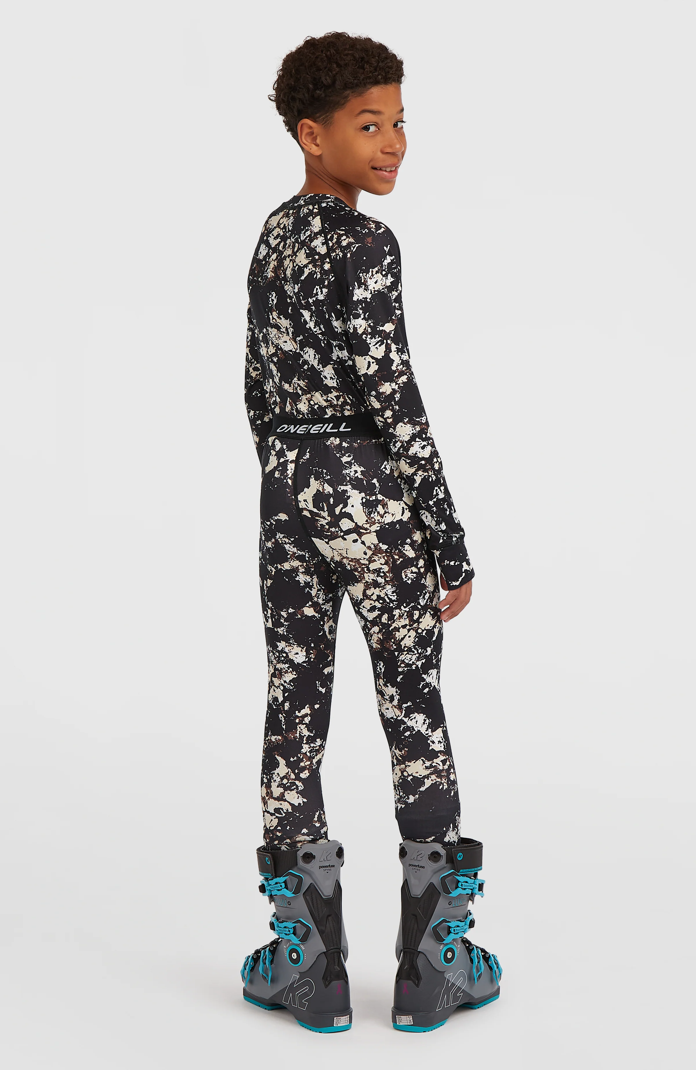 Baselayer Set | Black/Beige Quarry