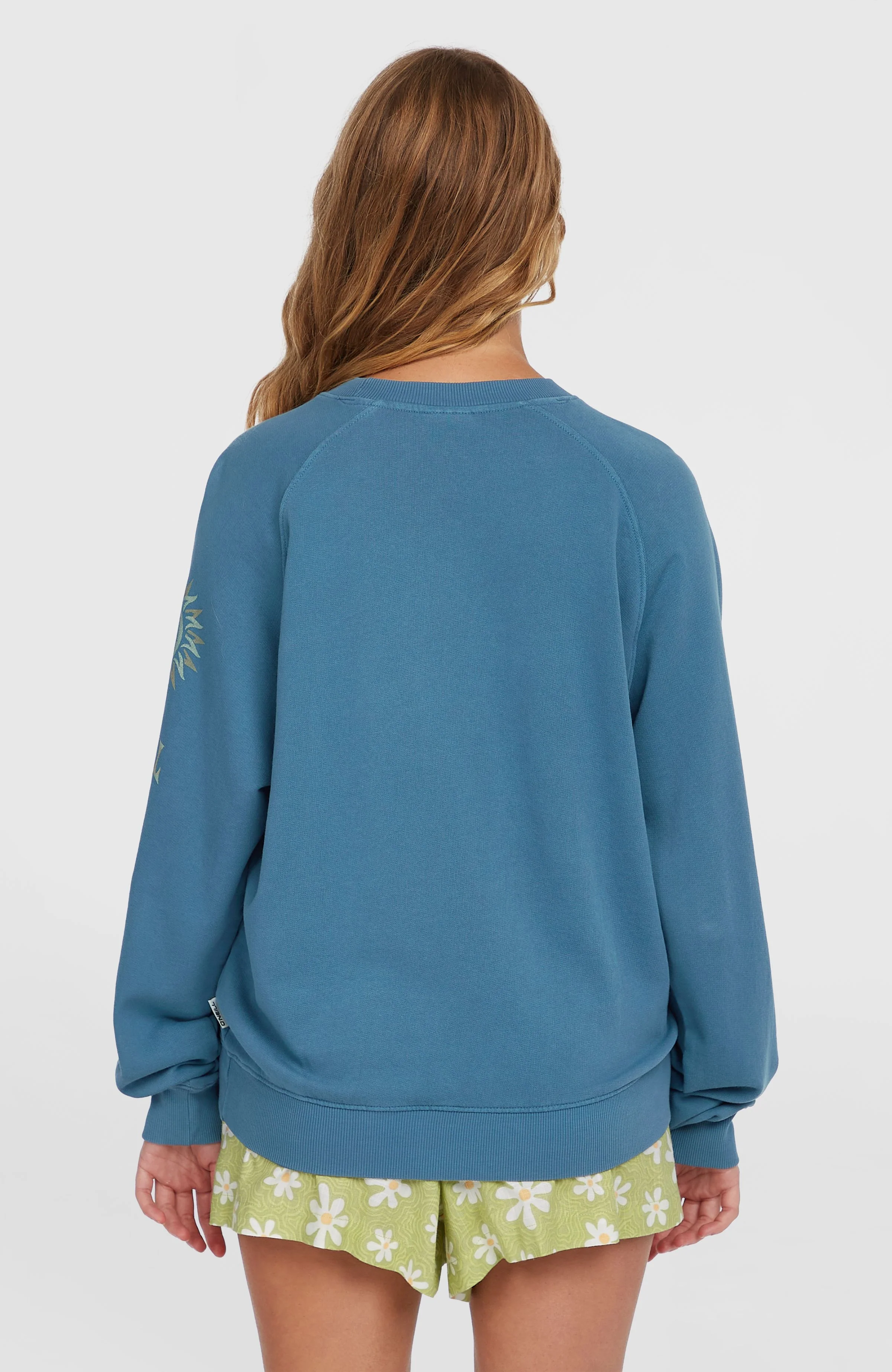 Beach Vintage Crew Sweatshirt | Copen Blue