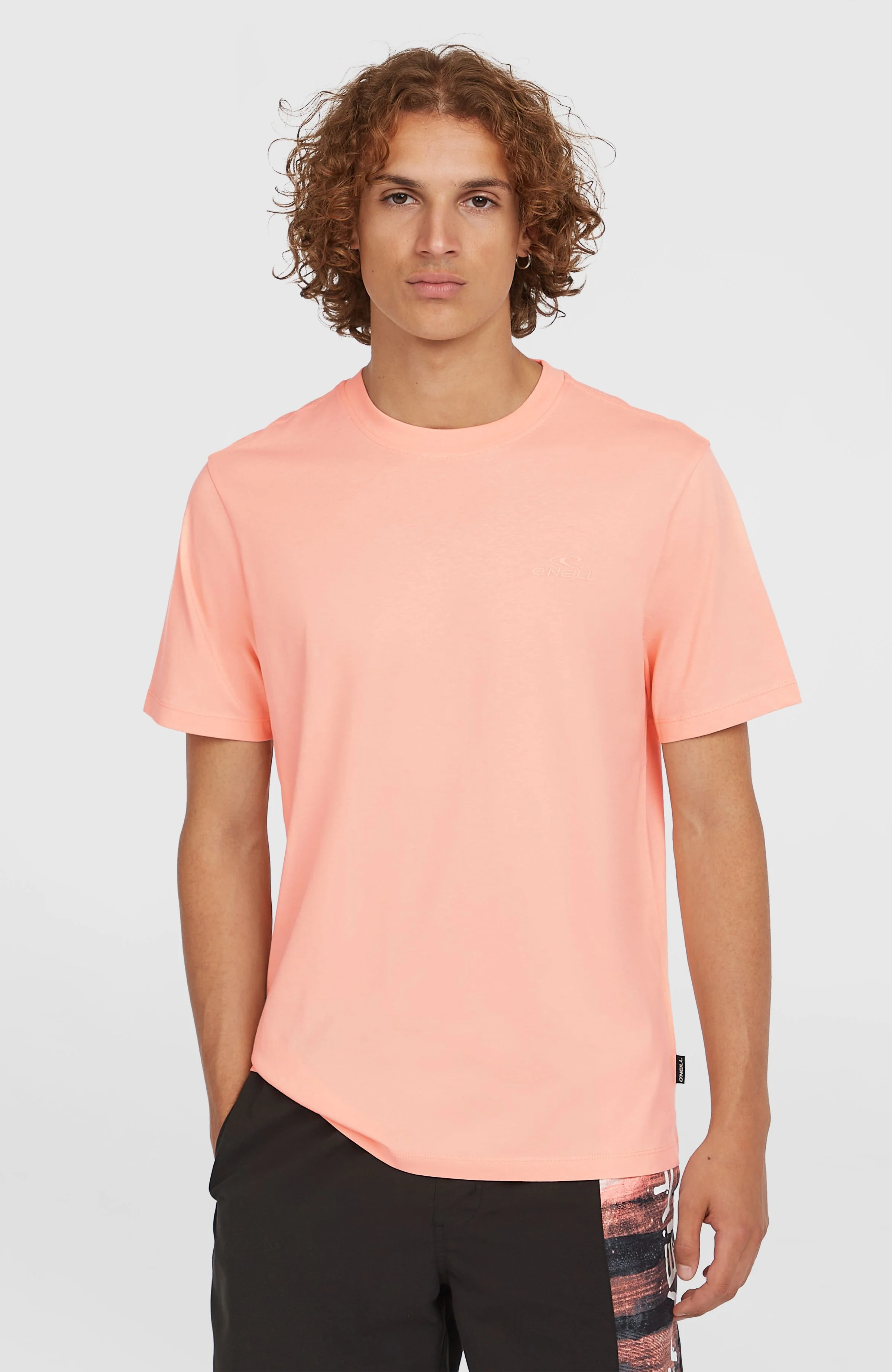 9962-small-logo-t-shirt-coral-pop-1.webp Small Logo T-Shirt | Coral Pop